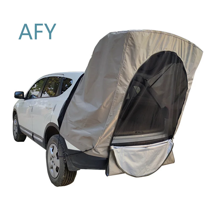 Trunk Car Tent for SUV Hatchback for Wild Camping Car Roof Rear Extension for Self-Driving Travel Mosquito Proof Rain Net