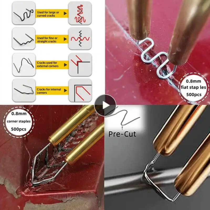 

Welders Plastic Repair Machine Welding Hot Stapler Bumper Fender Welder Staples Kit For Soldering Bumper Tool Accessorie