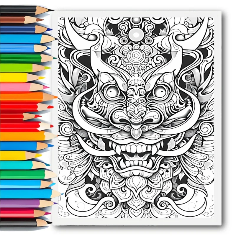Surreal Animals Coloring Book 24 Pages Fantasy Surreal Creatures Adult Stress‑Relief Colouring