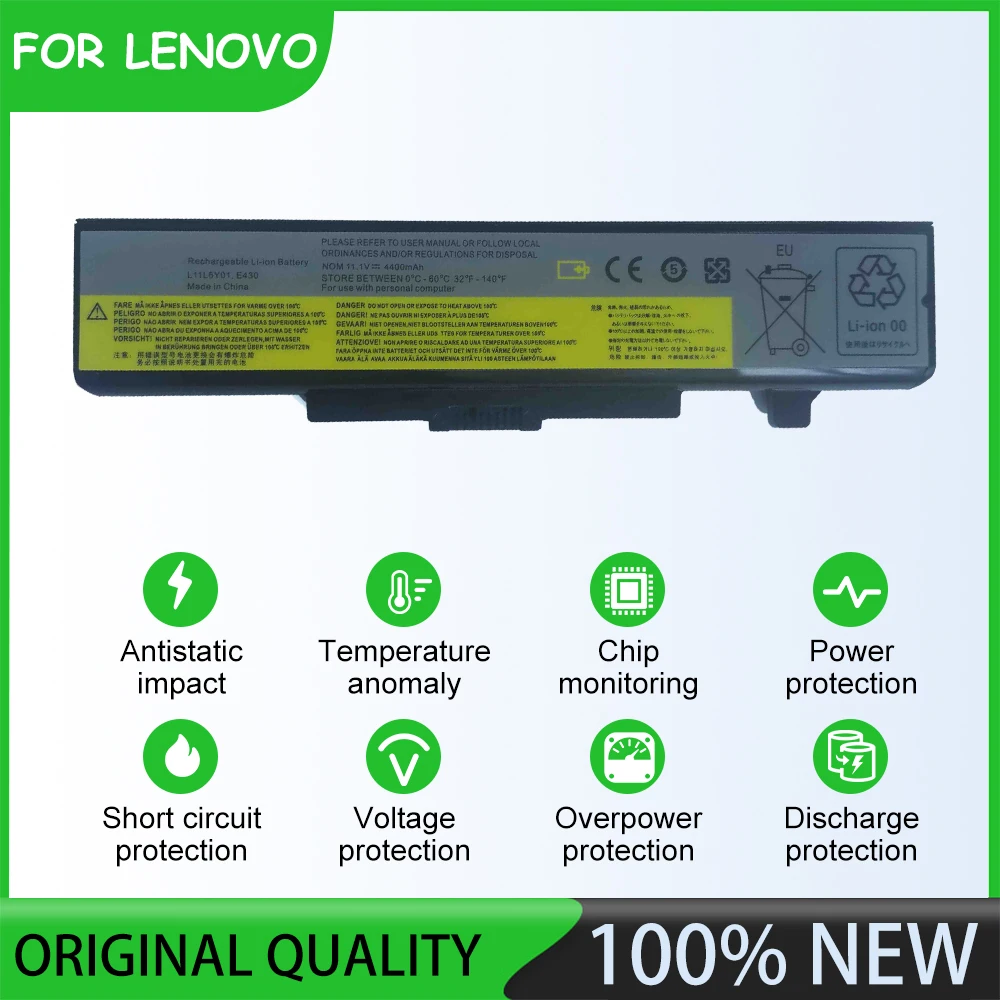 Brand New 11.1V  5200mAh E430 Notebook Laptop Battery for LENOVO B480 B485 B490 B495 M480 M490 M495 V480 V485 V380 V385 V580