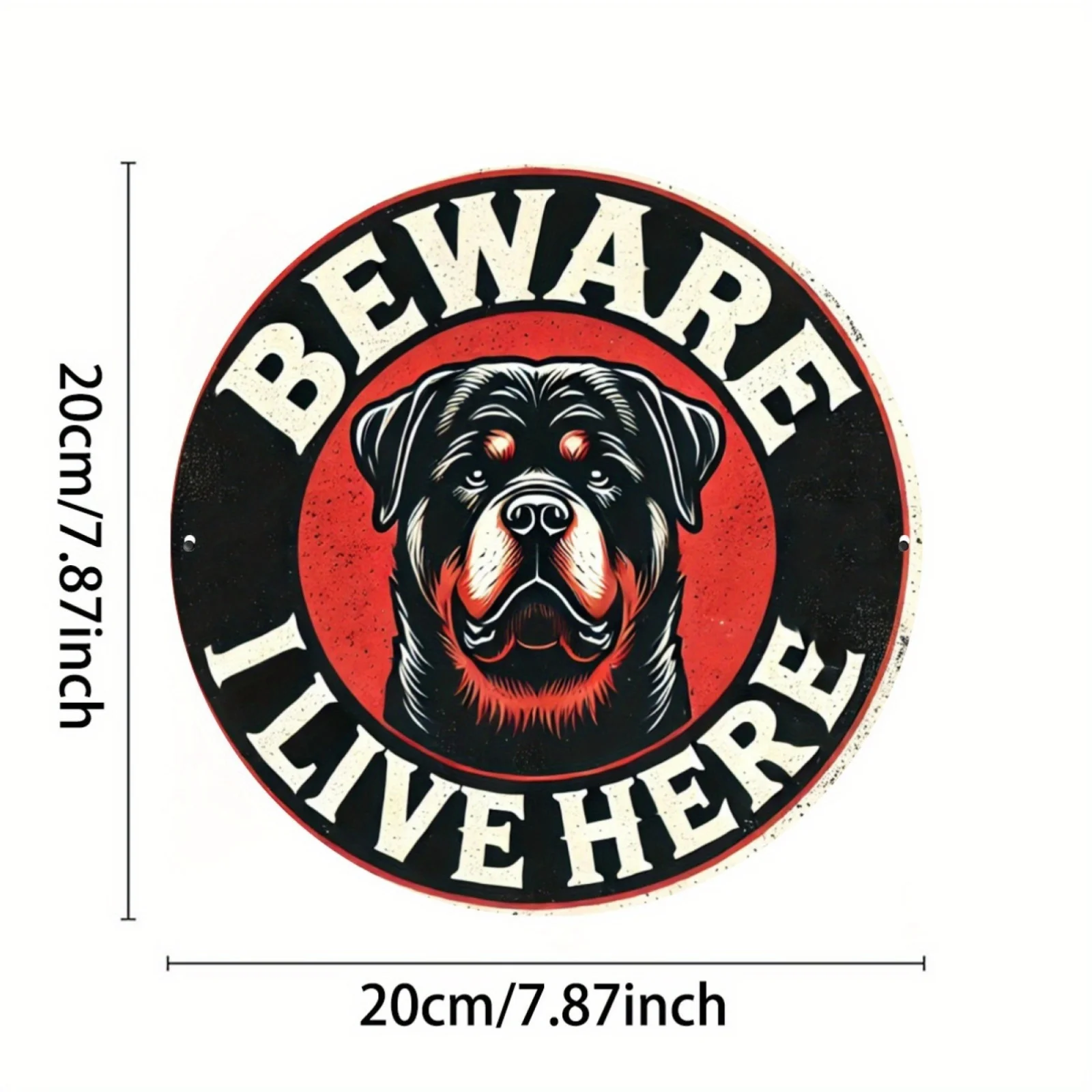 2D Flat - 1pc Vintage Rottweiler 