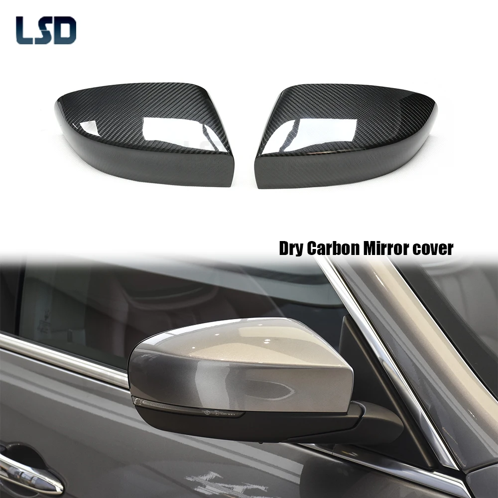 

Для 2017+ Maserati Ghibli Quattroporte GT Sedan, сухое углеродное волокно, чехлы для зеркал заднего вида, аксессуар, наклейка