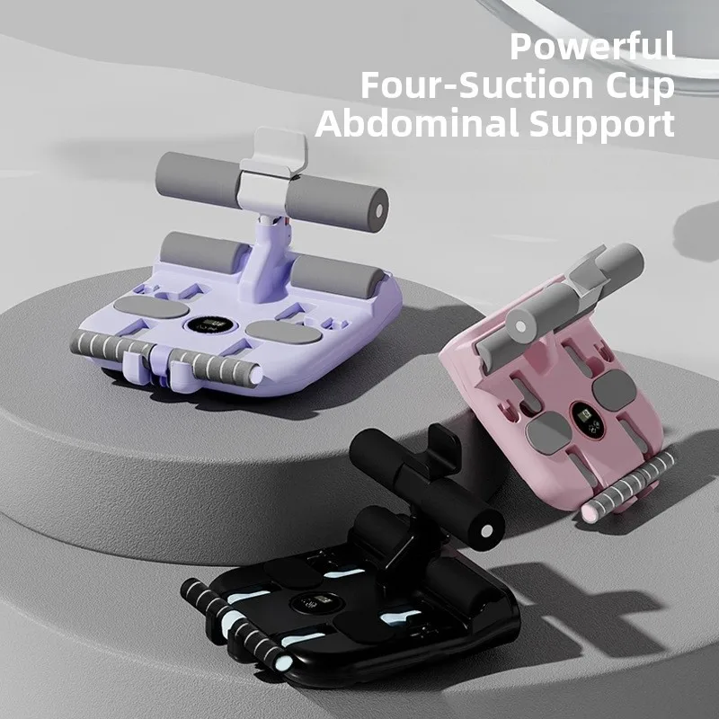 Trampolín Abdominal para Ejercicio en Casa con Cuerda de Tracción y Ventosas, Equipo de Ejercicio para Reducir Abdomen para Estudiantes