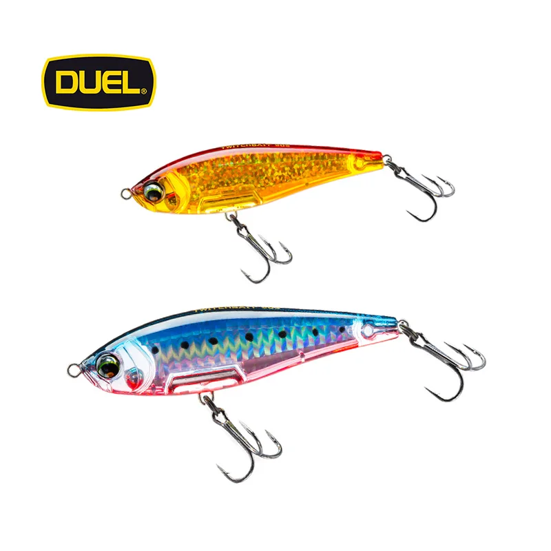 

Воблер DUEL Japan L-BLUE TWITCHBAIT медленно тонущий, жесткая рыболовная приманка, светящаяся, с опциональным отражающим покрытием, для морского окуня, скумбрии, морской рыбалки