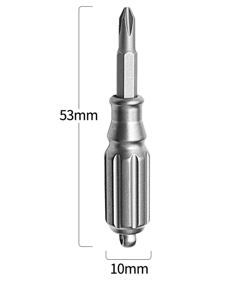 Imagem -03 - Mini Chave de Fenda Força Magnética Liga Titânio Ferramentas Multifuncionais Portáteis Edc Combinação de Pequenos Reparos Laptop e Computador