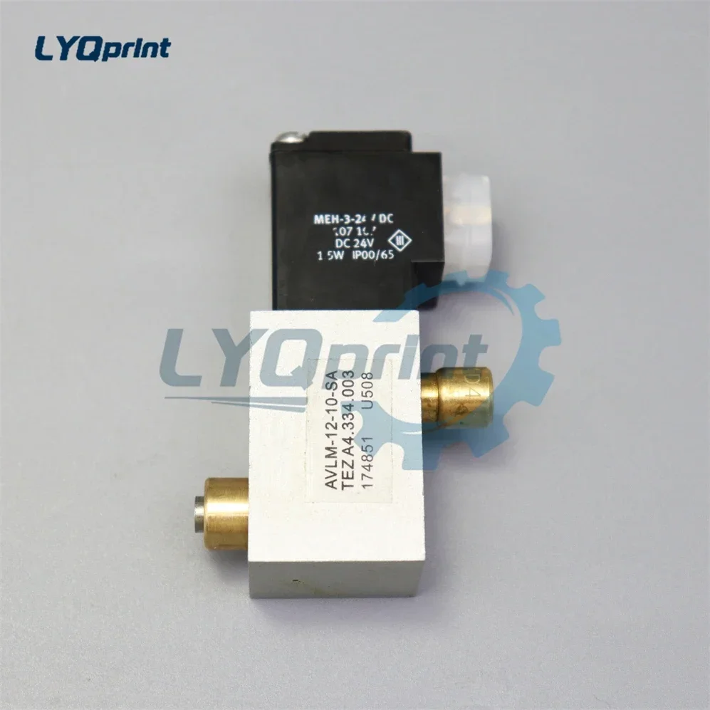 1Piece Best Quality A4.334.003 Solenoid Valve AVLM-12-10-SA For Heidelberg QM46 SM52 SX52 Printing Machine Parts Accurate