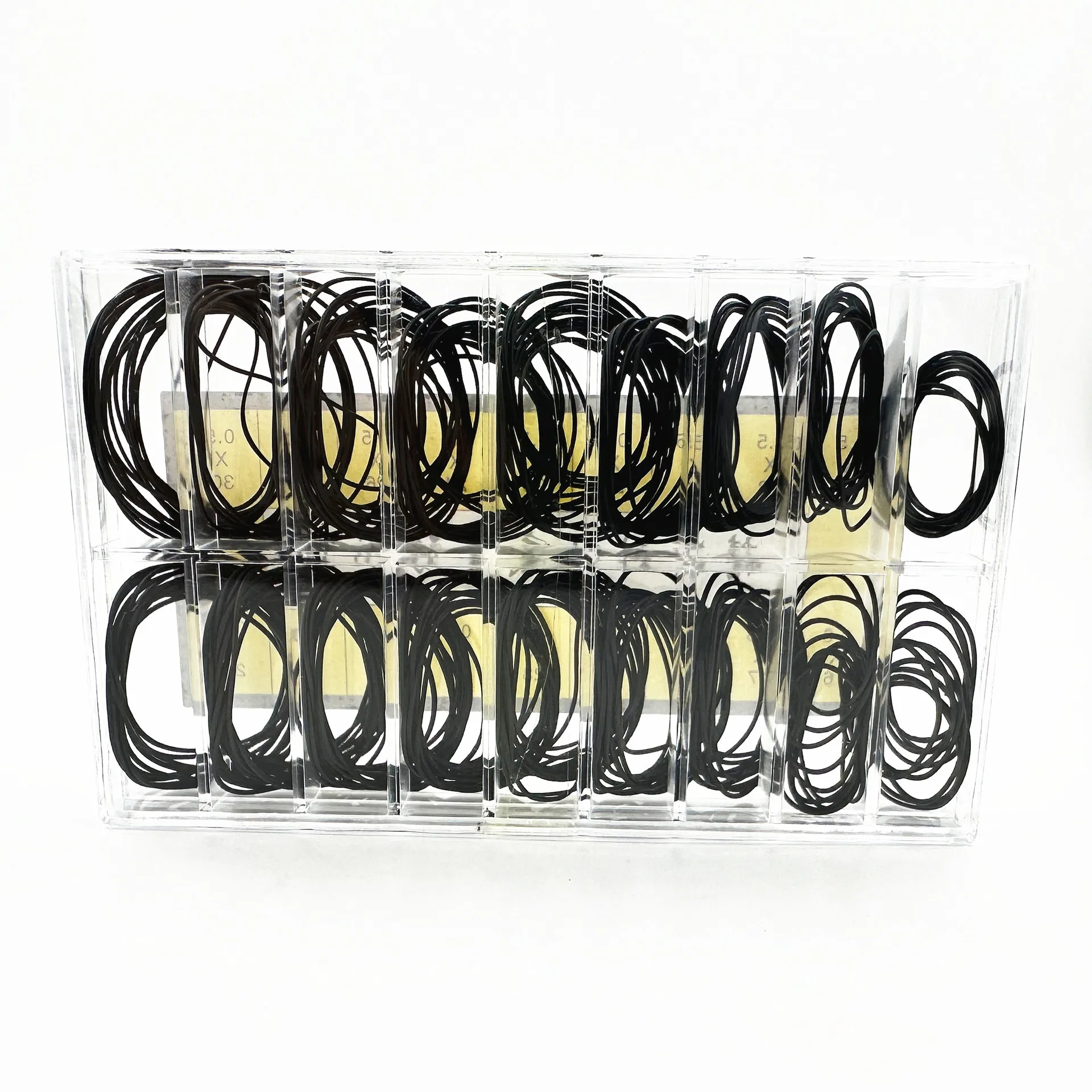 200Pcs Watch Back Case Rubber Waterproof O-Ring Gasket Repair Tools for Watchmaker Thickness 0.5Mm/0.6Mm High End Boxed