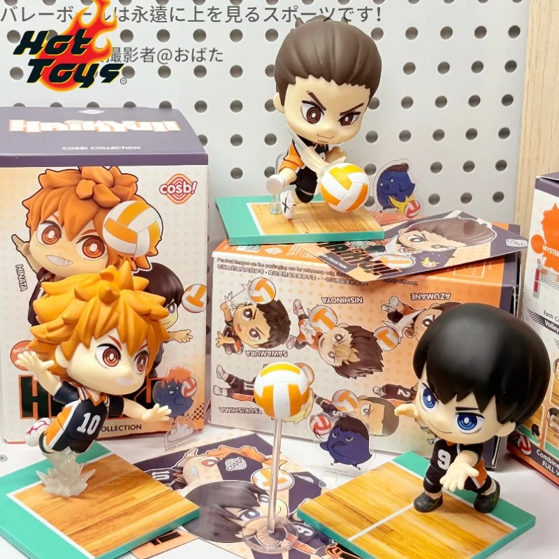 

Подлинный COSBI Haikyuu!! Слепая коробка, модная коллекционная фигурка из ПВХ-хината Шойо Кагеяма Тобио-аниме-сюрприз, подарок, куклы, игрушки