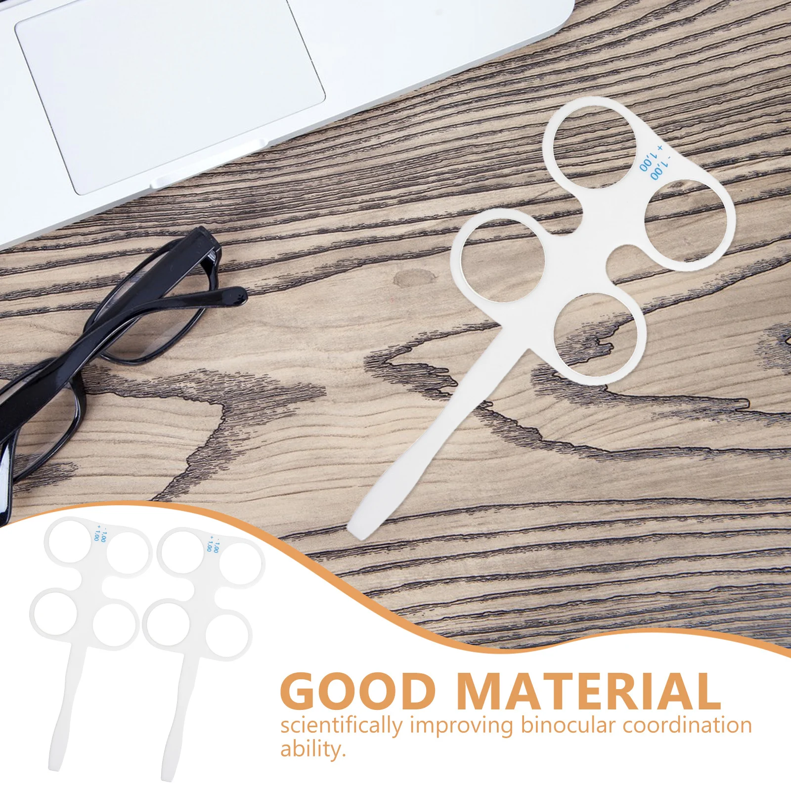 4Pcs Optometry Instrument Flippers 50 100 150 Vision Training Flipper Eye Coordination Optometry Supplies