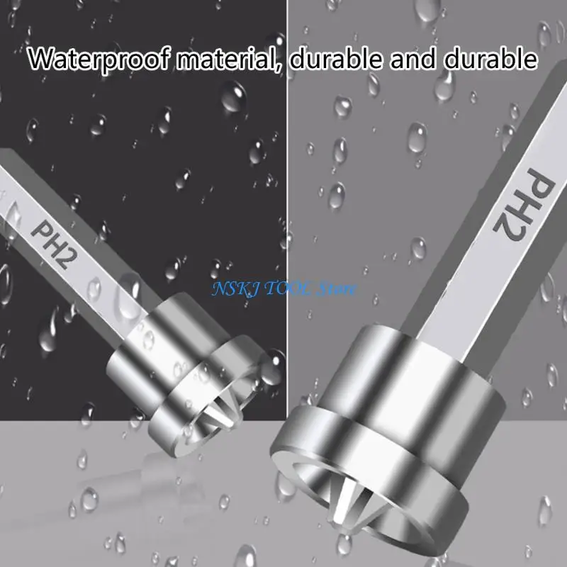 

L8RC 10pcs Plasterboard Screwdriver Attachments Depth Stop Screwdriver Tips
