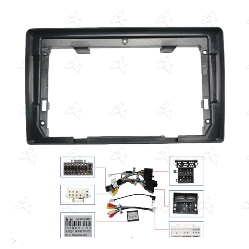 

9 Inch Car Stereo Radio Fascia Dash Frame For 2004-2010 VOLKSWAGEN POLO Android MP5 DVD Audio Fitting Trim Kits Panel