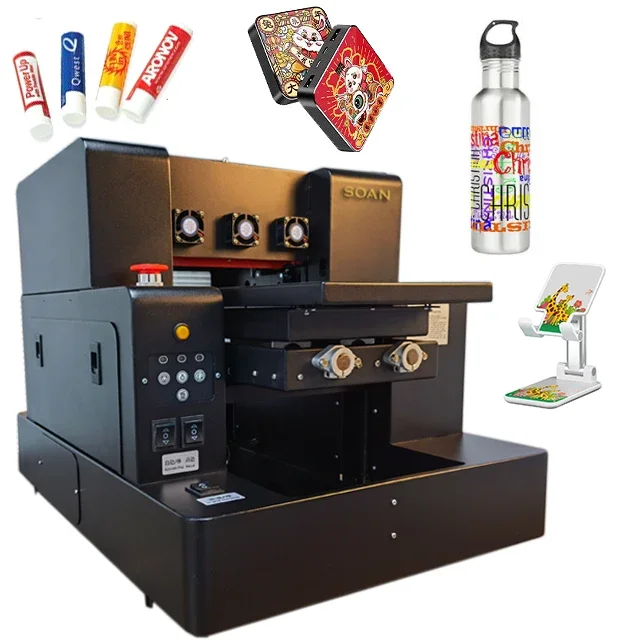 

Factory Direct Sell A3 A4 Inkjet UV Printer for UV Dtf Flatbed Printer Phone Case Metal Ball UV Dtf Sticker Printer