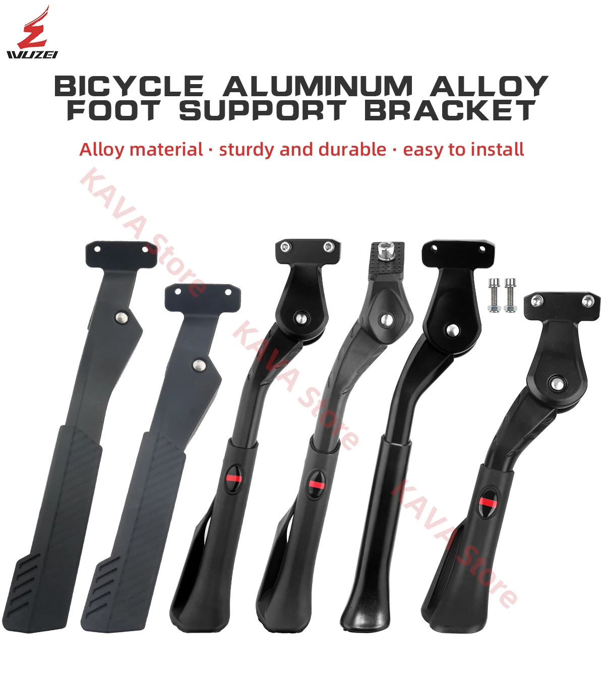 Fahrrad Halter Fußstütze Einstellbare MTB Schnee Klapp Fahrrad Ständer Park Rack Unterstützung Side Kick Ständer Fuß Brace Radfahren Teile – Detail 3