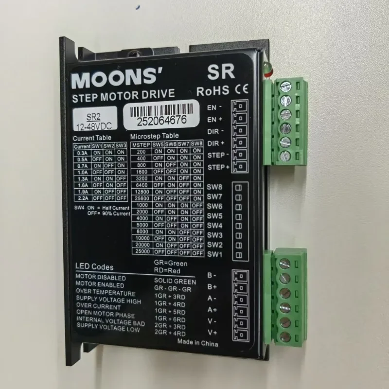 MOONS SR2/SR2-A Stepper Motor Driver Pulse Control Accessories Electronic Component for DIY Projects