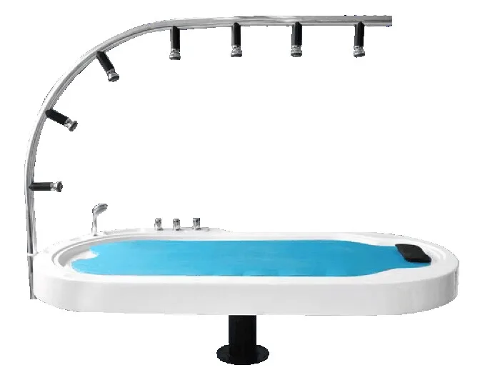 Vichy Massage Bed Hydro Jet Shower For Ice Fiberglass Bathtub SPA Water Shower With Fiberglass Pool Accessories