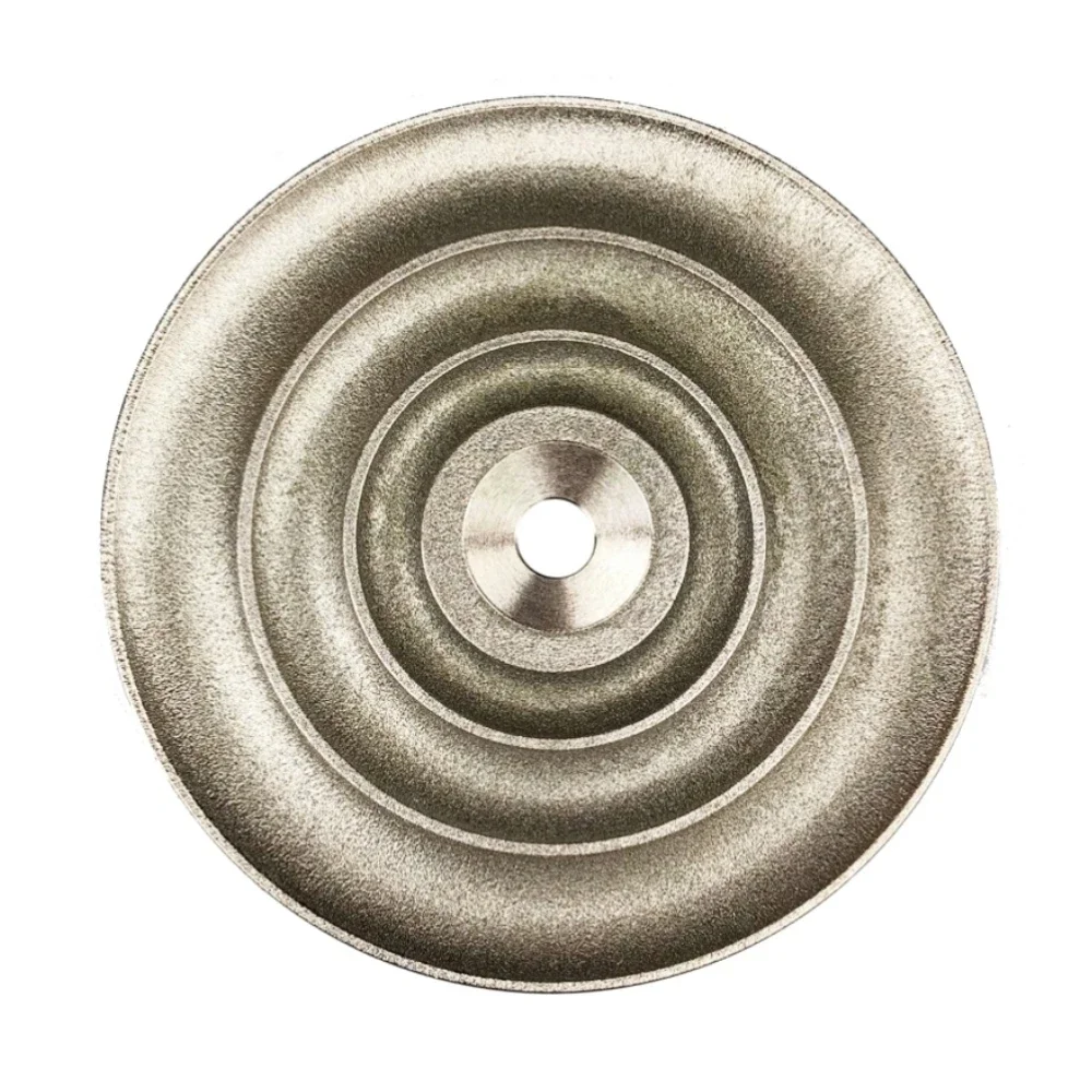 Egg Noodle Ring Surface Gem Machine Molding Disc Diameter 150MM Aperture 12.7MM Jade 3 Slot Grinding Disc Polishing Wheel