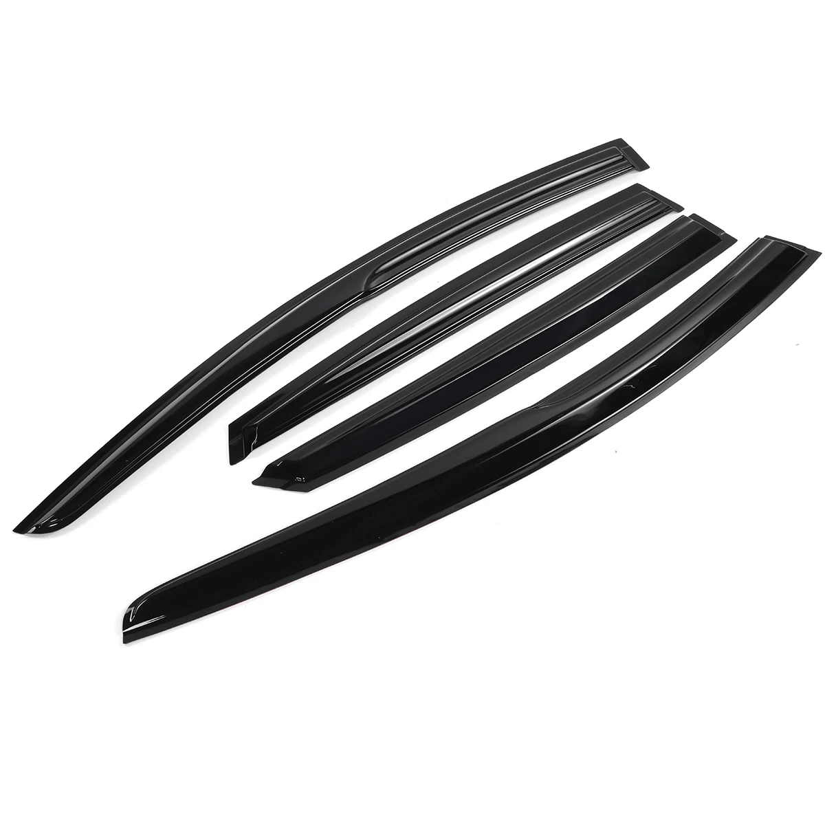 

New Car Door Window Vent Visor Deflector Sun Rain Guard For Ford For Focus 2009-2018 4Dr Awning Shelter Window Visor Rain Guard