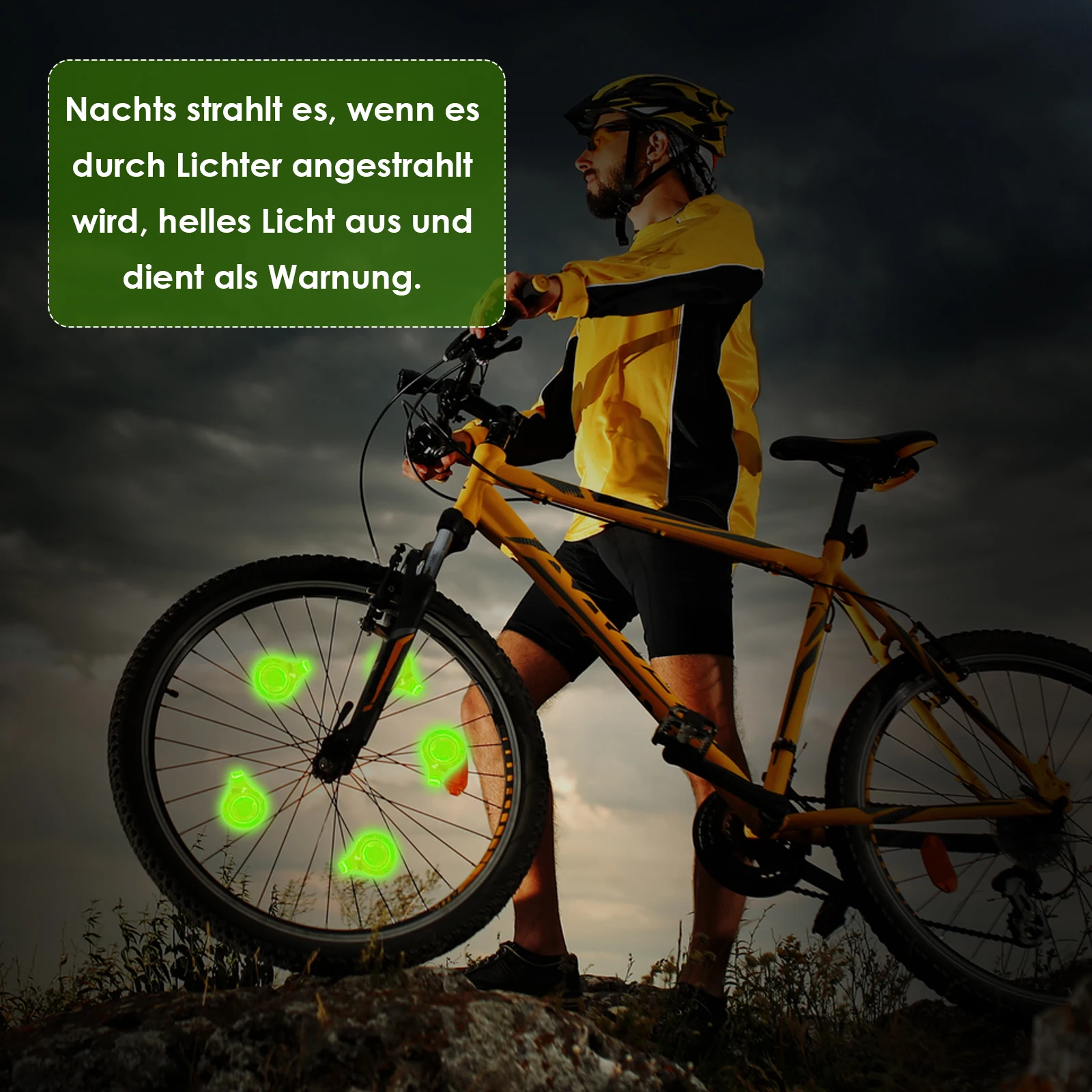 6 قطع من المشابك المغناطيسية العاكسة للدراجات الهوائية الآمنة للأطفال وحقائب الظهر العاكسة لأجزاء المشي الليلية