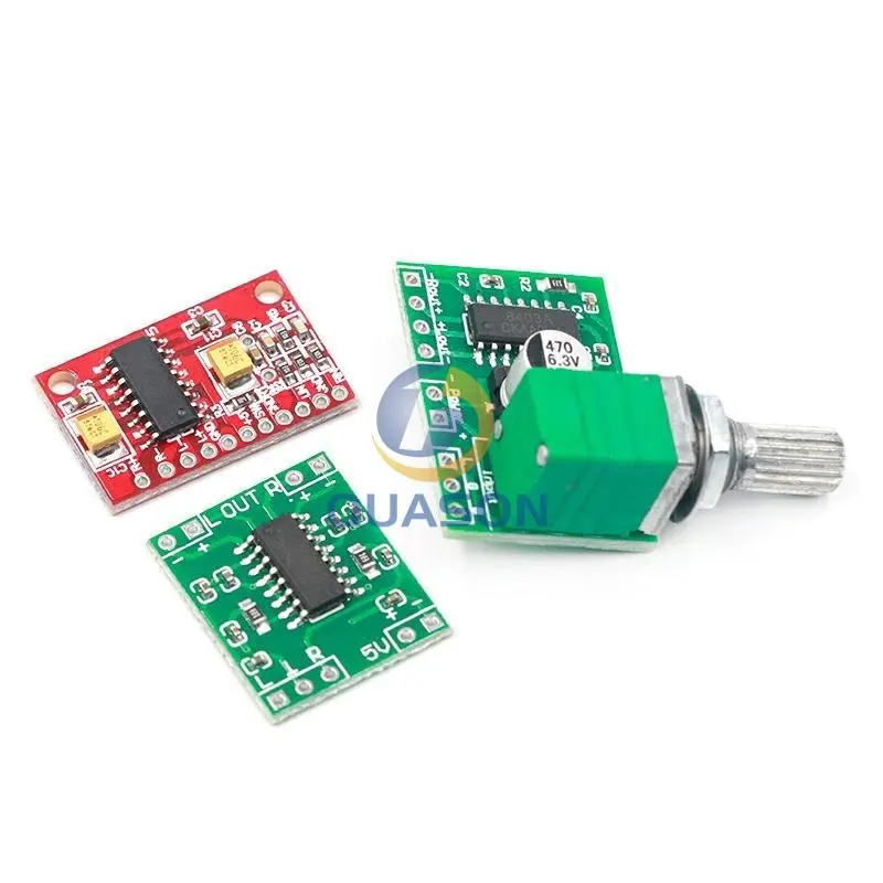 1PCS PAM8403 Super mini digital power amplifier board miniature class D power amplifier board 2 * 3 W high 2.5-5V USB