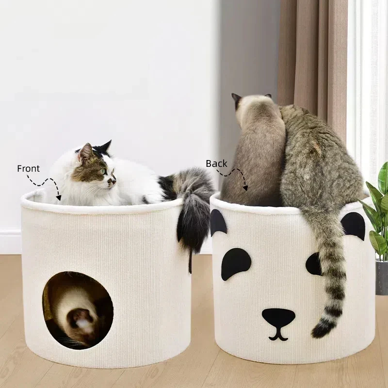 Cat House Soft Cat Bed Kitten Climbing Tower Large Kitten Condo Furniture Pet House