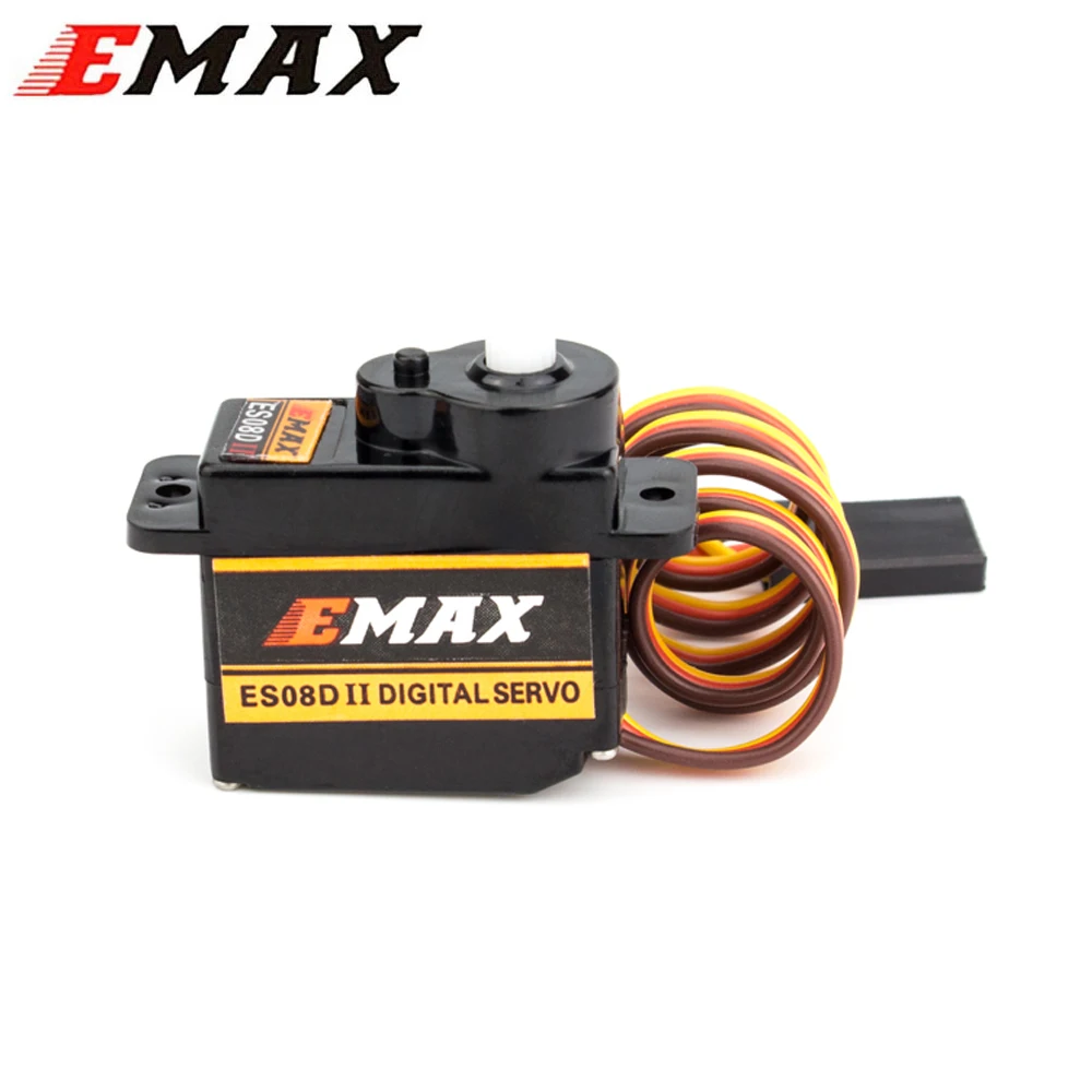EMAX ES08D II Micro RC Servo engranaje de plástico 1,8 kg/seg para modelos RC, coche, Dron FPV