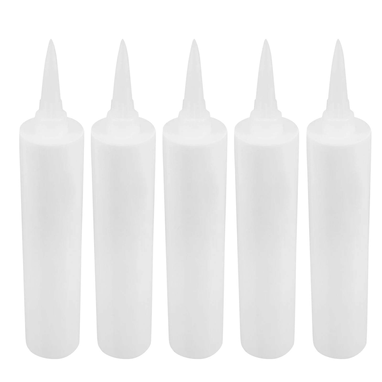 

5pcs 330Ml Reusable Caulking Tube Refillable Sealant Tool For Tiles Grout Epoxy Injection Empty Latex Caulk Tube For Household