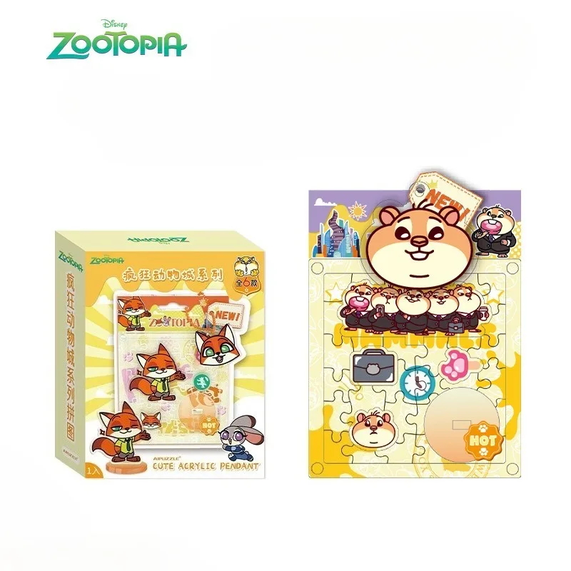 جديد الأكثر مبيعا الرسوم المتحركة الرسوم المتحركة ديزني Zootopia 2 Judi Nick بازل قطع ، بطاقة معلقة أكريليك عصرية ، هدية العيد #4