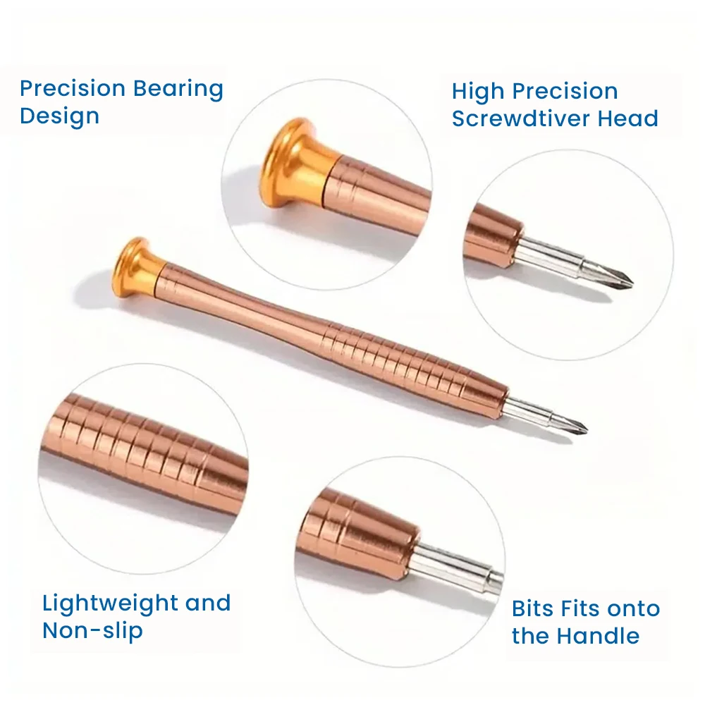 مجموعة أدوات إصلاح مفك براغي دقيقة 25 في 1، مجموعة واحدة - مجموعة مفكات صغيرة مع نجمة، من النوع Y، شفرة مسطحة LA-AA31