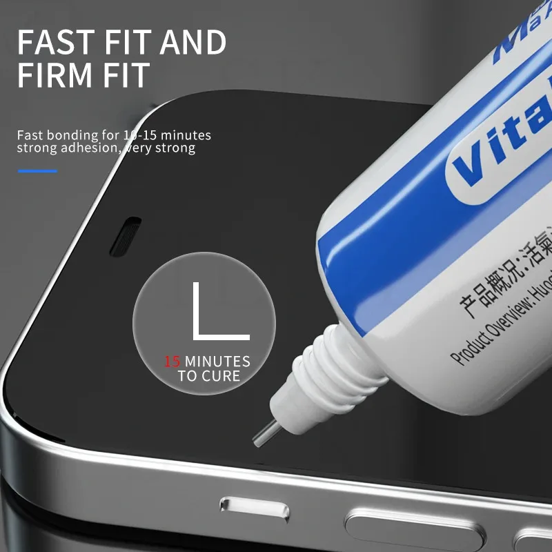 MaAnt-Herramienta de reparación adhesiva multiusos para Iphone, Ipad, Samsung, cubierta trasera de teléfono móvil, pantalla táctil LCD, pegamento 6002, 50ML