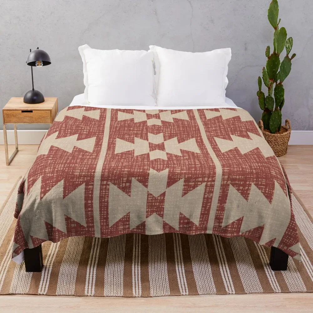 

Southwestern Pattern Throw Blanket Stylish Decor Blanket Gift for Friends Roommate