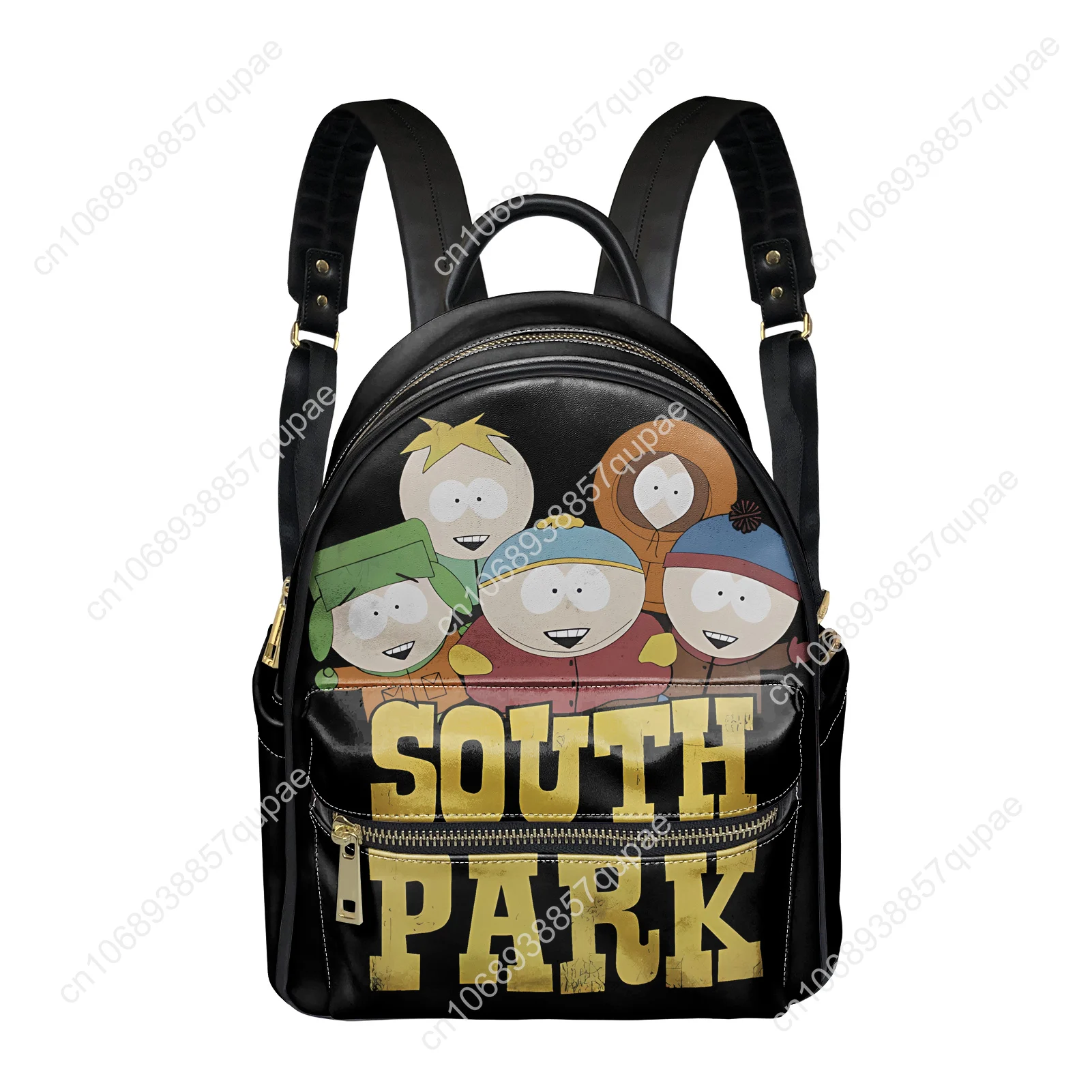 South Park Cartoon Animation Backpack Womens Men Personalized Double Shoulder Bag Business Travel Bookbag Rucksack Gift Daypack