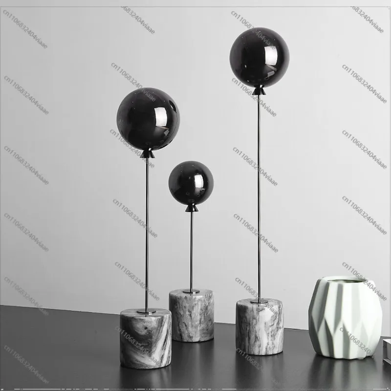For Floor-to-ceiling High-end TV Cabinet, Living Room Coffee Table, Marble Home Decoration, Light Luxury High-end Art Decoration