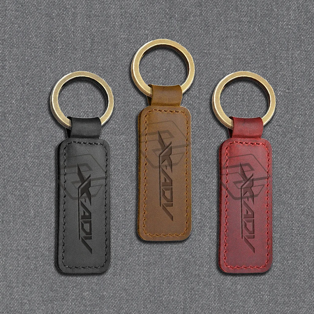 

For Honda X-ADV XADV 150 250 300 750 Motorcycle Keychain Leather Retro Keyring Pendant Accessories
