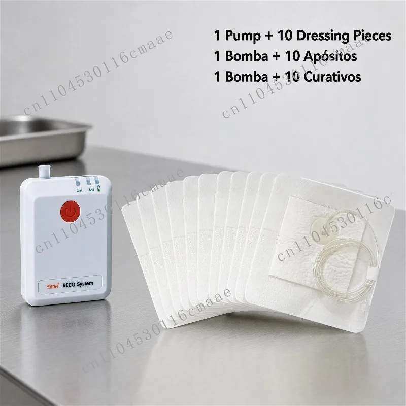 NPWT Negative Pressure Wound Therapy System Kit, Multiple Sizes Available, Home Health Care Wound Management Medical Device