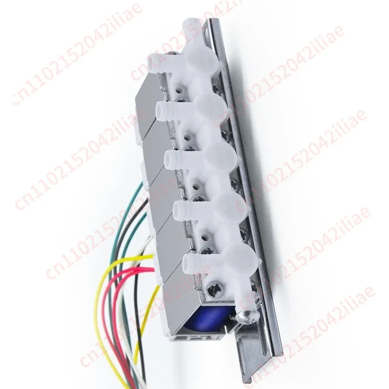 KP-60 Five-connection DC 12V/24V micro solenoid valve, car seat cushion air valve, massage chair air valve