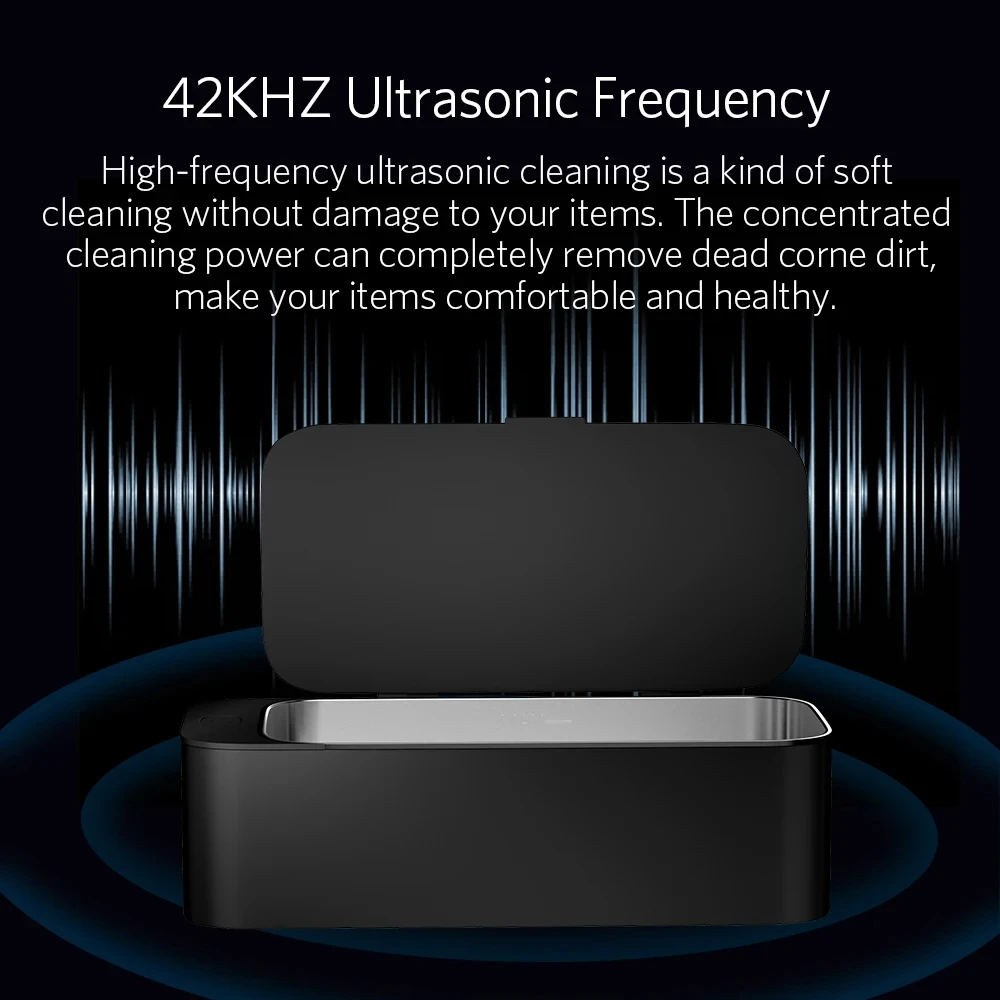 Macchina per la pulizia ad ultrasuoni, lavatrice per occhiali, gioielli per la casa, bretelle, lenti a contatto, strumento per la pulizia automatica