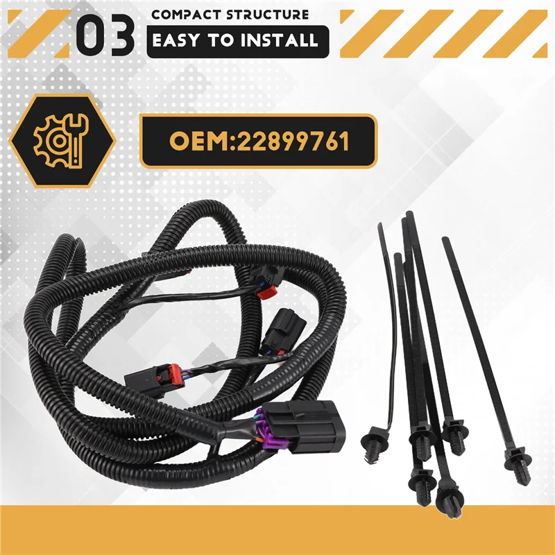 

A13F-For Suburban Tahoe GMC Yukon Rear Back Up Sensor Wire Harness 22899761