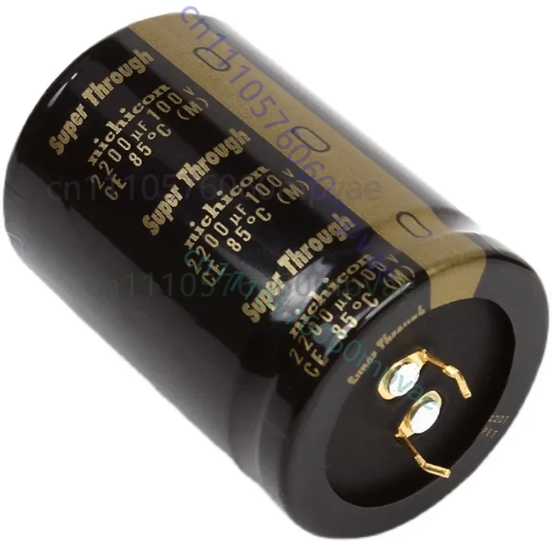1pcs  Original Japan Nichicon 2200Uf 100V Super Through KG 35X50mm fever audio aluminum electrolytic capacitor
