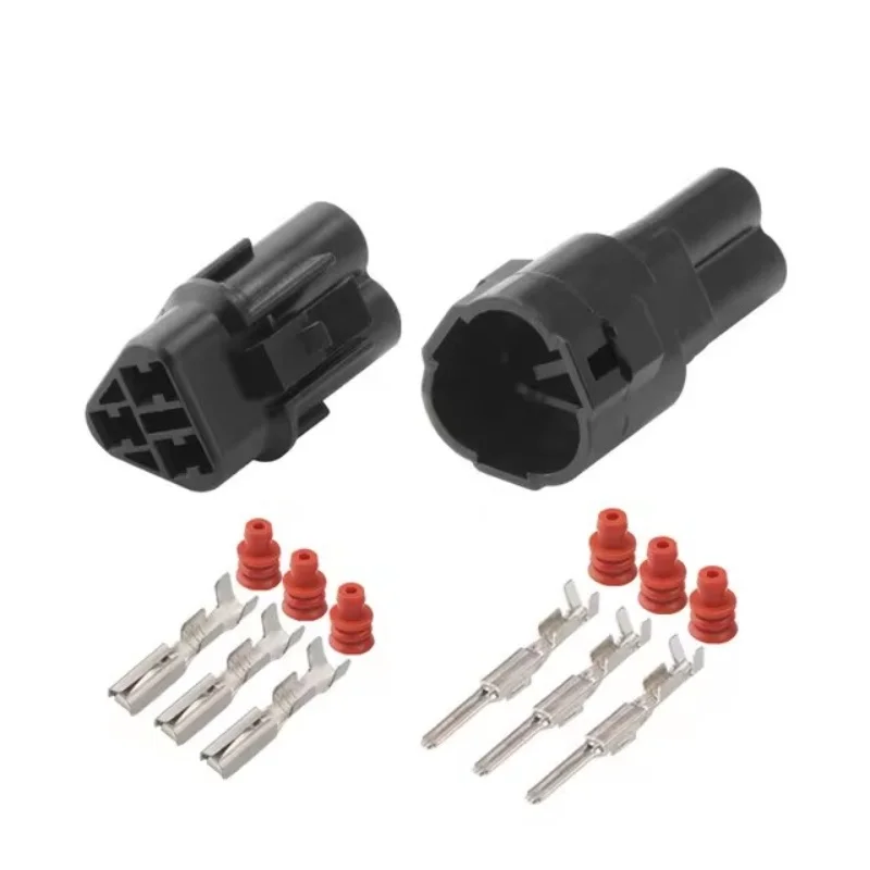 1 Set Sumitomo 3 Pin MT090 Sealed Motorcycle TPS Waterproof Connector Socket for Yamaha 6187-3231 6180-3241 DJ7031F-2-11