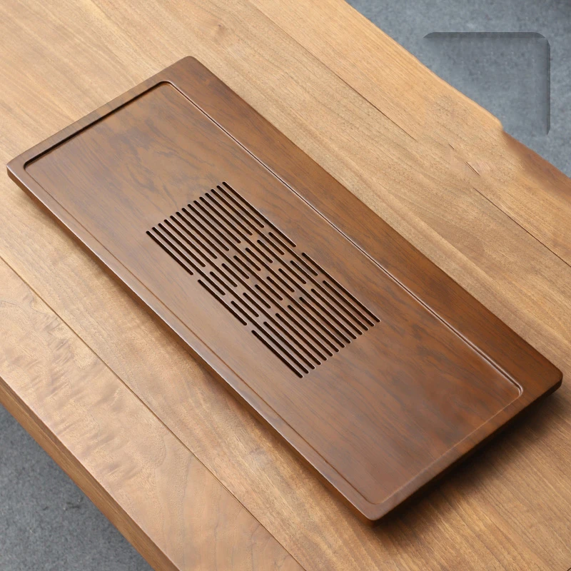 Table Accessories Tea Tray Coasters Coffeeware Wooden Serving Decorative Tea Tray Desk Kitchen Bandeja Madera Home Decorationgs