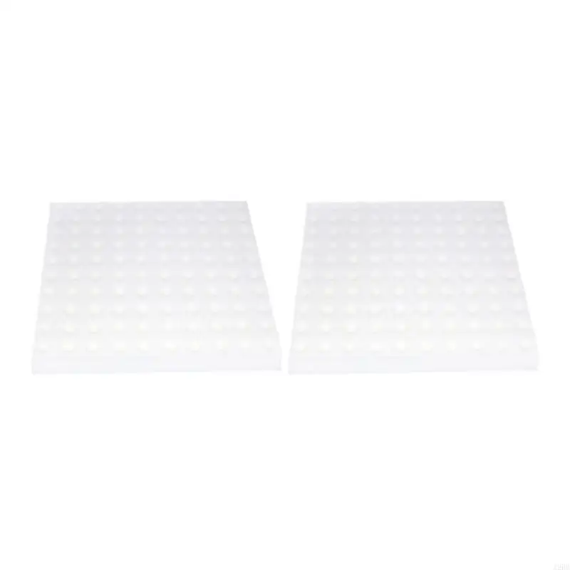 Hydroponic Grow Sponge Sheets with Planting Holes for Indoor Herb Germination and Household Green Growing Routines A2BB