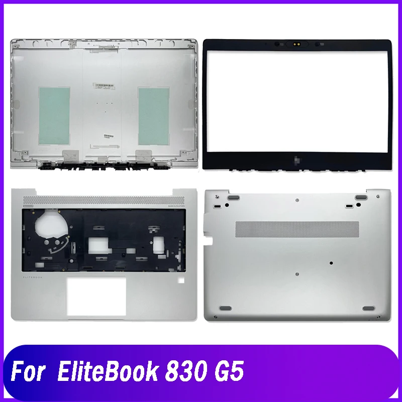 New Rear Lid For HP EliteBook 830 G5 Laptop LCD Back Top Cover Front Bezel Palmrest Upper Bottom Base Case A B C D Shell Silver