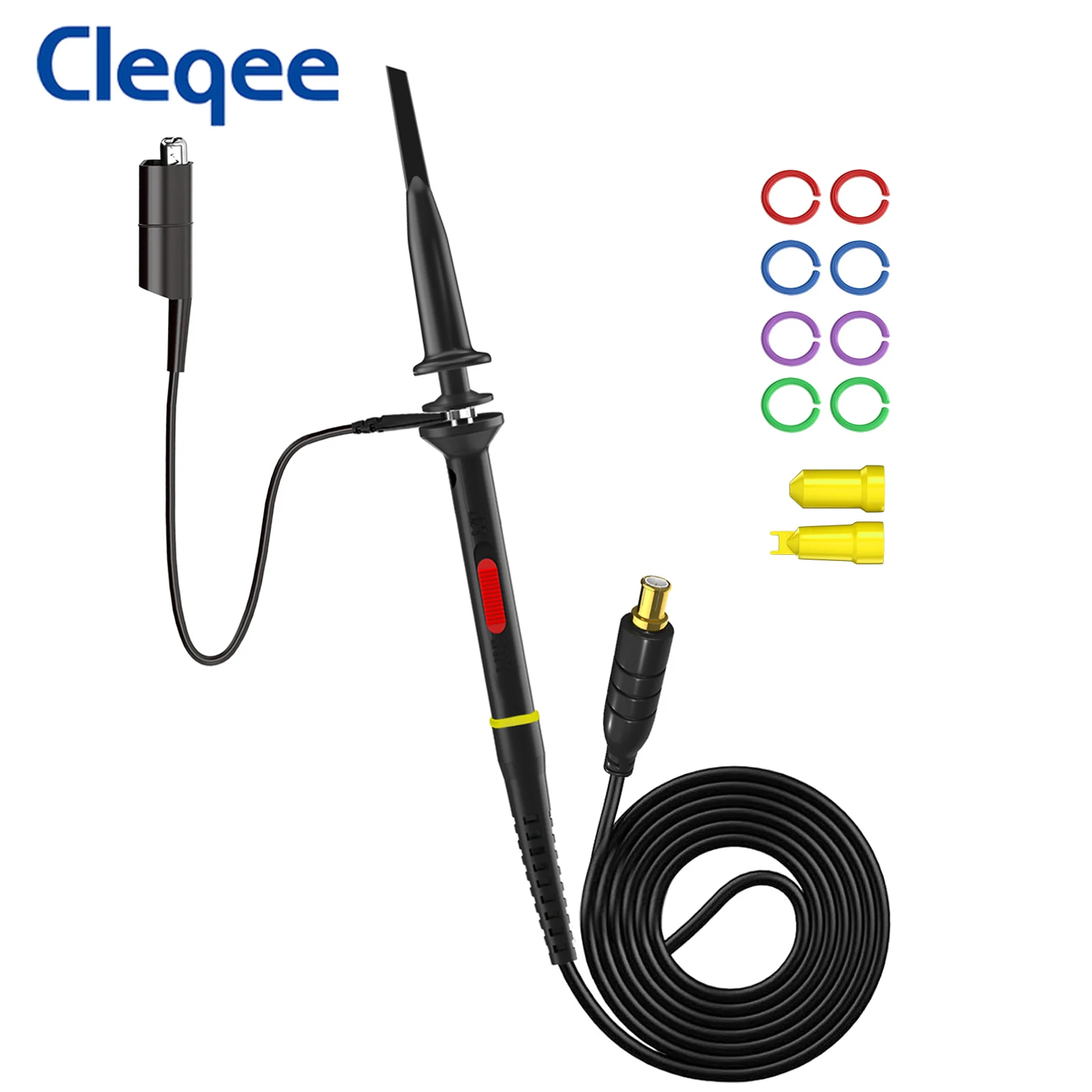 Cleqee MCX-B sonda oscyloskopowa 60Mhz sonda do mini oscyloskopu DSO201 DS201 DSO203 DS203 DSO202 DSO QUAD VC101 10X