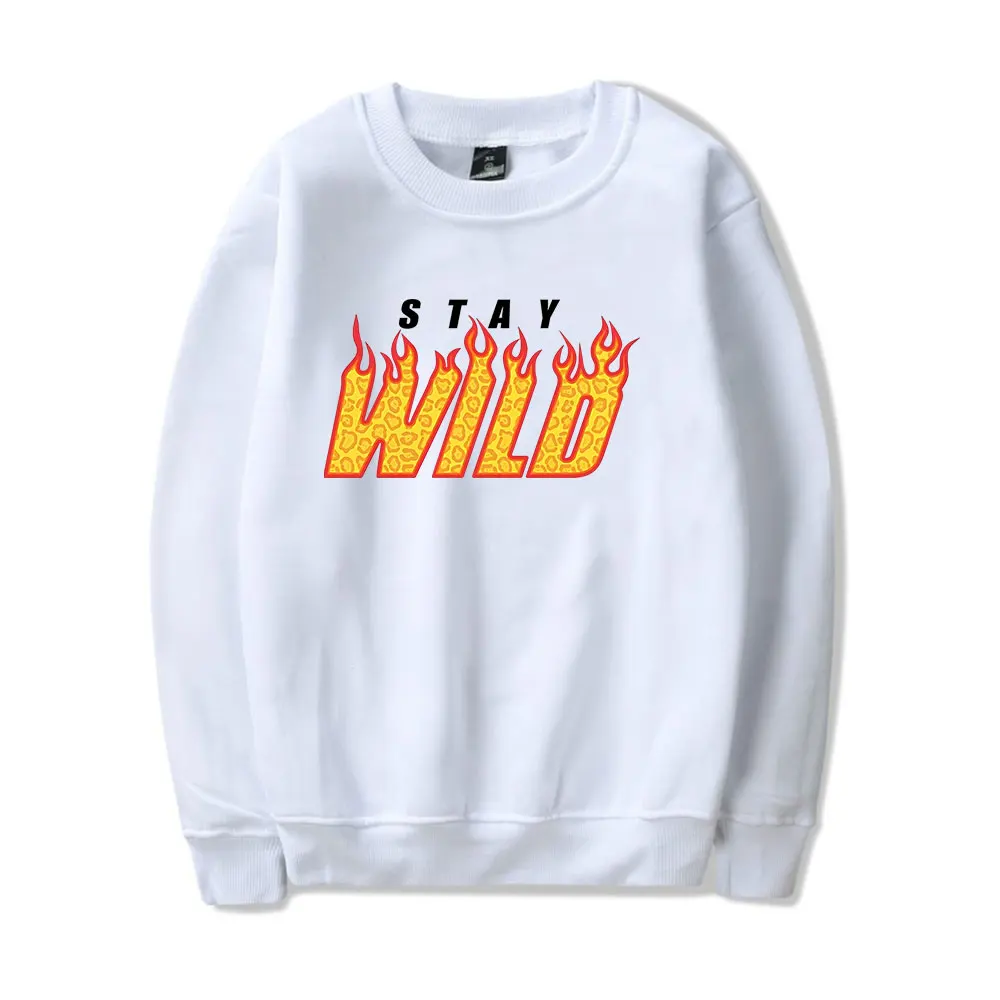 Ben Azelart Stay Wild Vintage 90s Merch Sweatshirt Men Women Unisex Sweatshirt Sports Pullover Harajuku Fashion Pullover