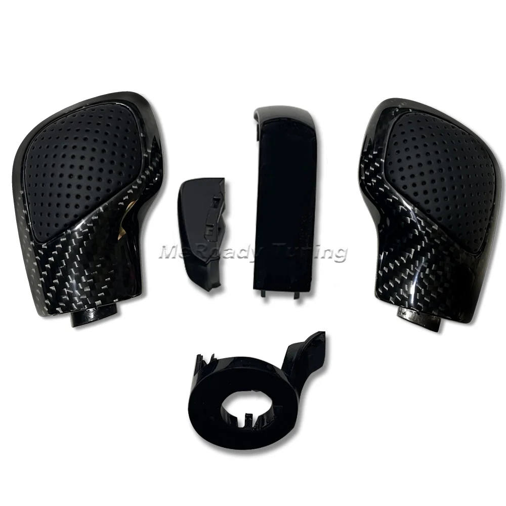 Forge Carbon Fiber DSG shift knob shifter cover for VW Passat B8 b7 Golf 7 GTI Tiguan CC R20 Scirocco Jetta 6 GLI bettle tuning - view 5