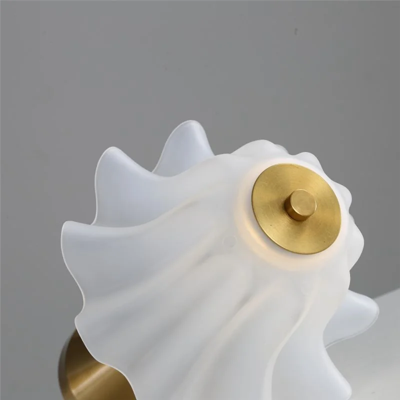 

ABMI-Tricolored LED Wireless Flower Lamp USB Rechargeable Touch-Sensing Dimmable Portable Desk Decorative Reading Light,