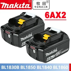 100% original Makita 18V Rechargeable Battery ,For BL1830 BL1830B BL1840 BL1840B BL1850 BL1850B Power Tools Makita 18 v Battery