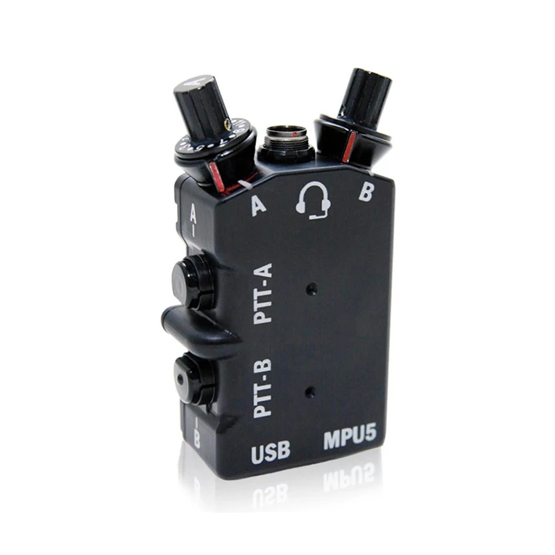 New Tactical MPU5 Standard Metal Dual PTT Single and Dual-Channel Function CNC Metal Radio PTT for AMP Headset COMTAC3 Headset