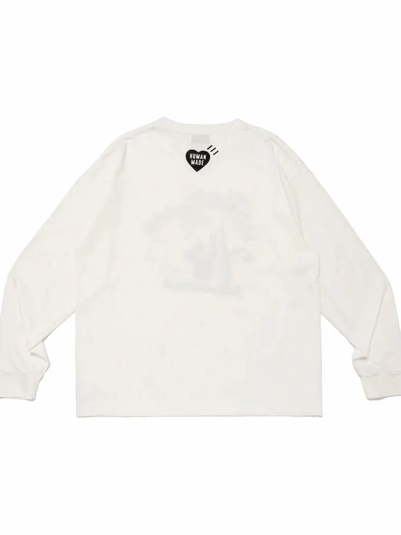 HUMAN MADE SS26 Graphic L/S T Shirt Chest Heart Logo Crew Neck Unisex Cotton Japan