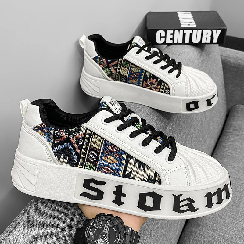 Men's White Sneaker… - image